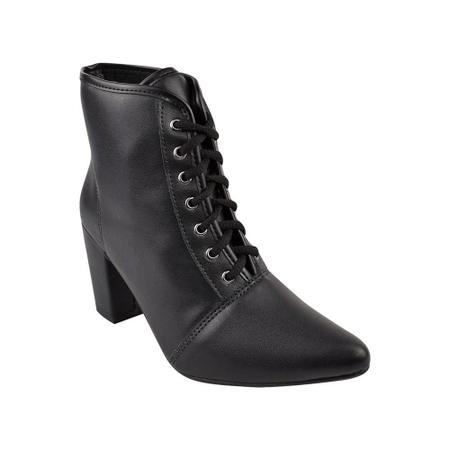 Coturno feminino bico deals fino