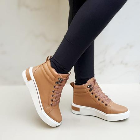 Coturno feminino sale nude