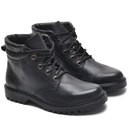 Bota Coturno Feminino Adventure Cla Cle - 024 - Preta Imagem de Bota Coturno Feminino Adventure Cla Cle - 024 - Preta