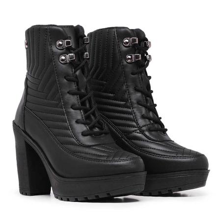 Coturno feminino sales meia pata