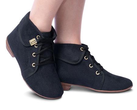 Bota de hotsell camurça cano curto