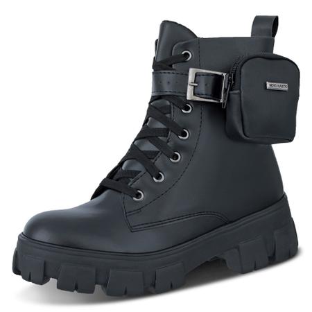 Bota florense sale tratorada verniz preta