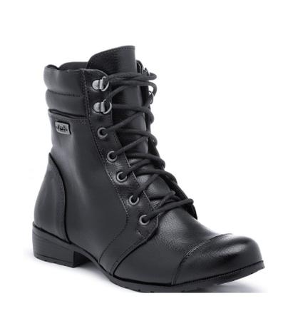 Imagem de Bota Coturno Feminino Casual Estilo Militar Rock