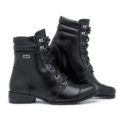 Imagem de Bota Coturno Feminino Casual Estilo Militar Rock