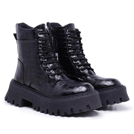 Coturno croco sale