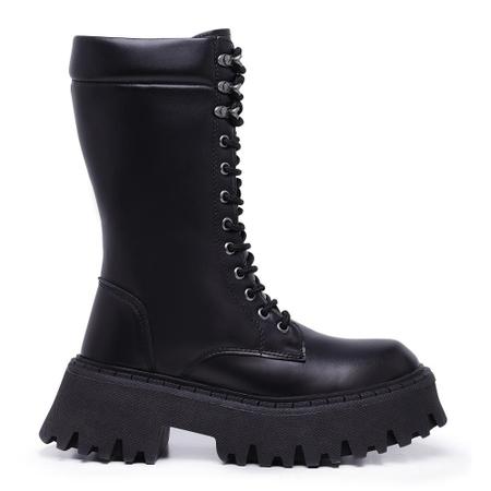 Imagem de Bota Coturno Feminino Improvizzo Tratorado Cano Alto Moda