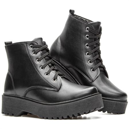 Coturno feminino sale plataforma