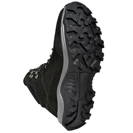 Bota Coturno Hiker Masculina Couro Cano Médio Resistente - Six Street Imagem de Bota Coturno Hiker Masculina Couro Cano Médio Resistente
