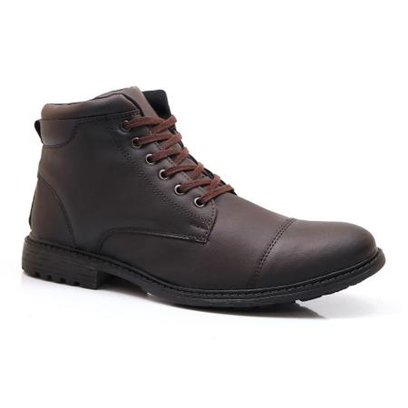 Bota Coturno Masculina Cadar o Moderna Confort vel Casual Top