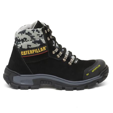 Coturno Bota Caterpillar AM004 Preto - Feathers Boots