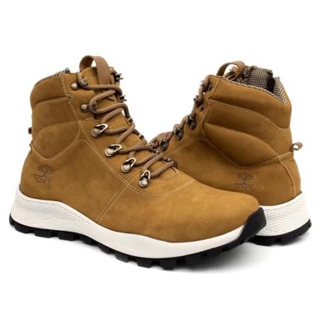 Bota Caterpillar Tenis Leve Coturno Couro Legitimo Promoção.