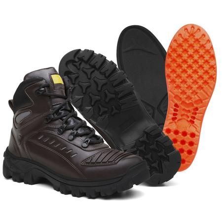 Bota Coturno Masculino Motoqueiro Semi Imperme vel Refletiva New