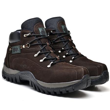 Bota Coturno Para Trabalho Trilha Seguran a Super Macia Sola em
