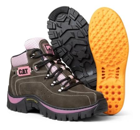 Bota Caterpillar Feminina Tenis Adventure Coturno Caminhada