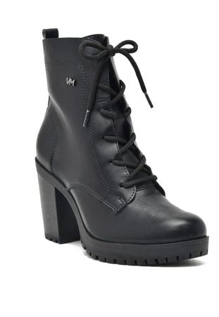 Bota coturno via marte salto sale grosso tratorado preto