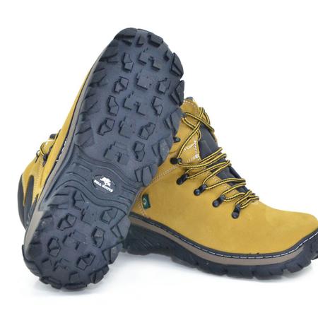 Bota Caterpillar Amarela Adventure Cano Alto