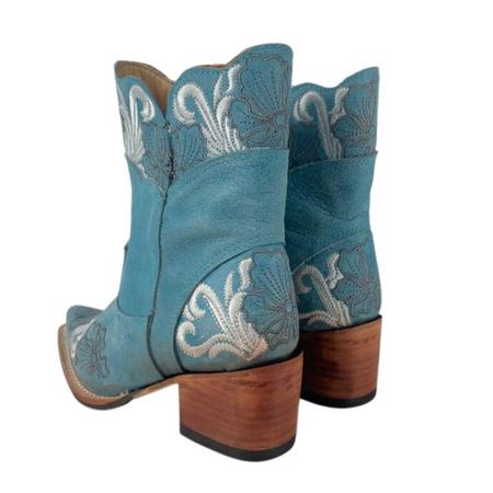 Bota Country Texana Feminina Original Goyazes Bico Fino Azul Ref. 214503 Imagem de Bota Country Texana Feminina Original Goyazes Bico Fino Azul Ref. 214503