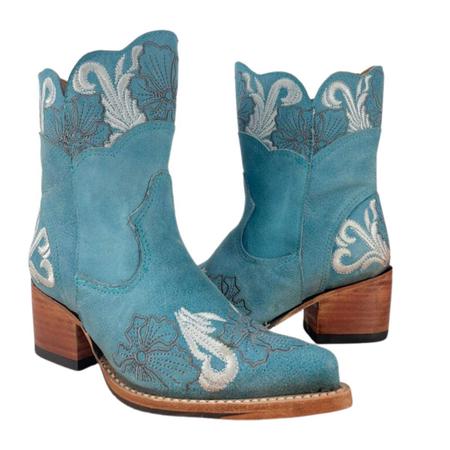 Bota Country Texana Feminina Original Goyazes Bico Fino Azul Ref. 214503 Imagem de Bota Country Texana Feminina Original Goyazes Bico Fino Azul Ref. 214503