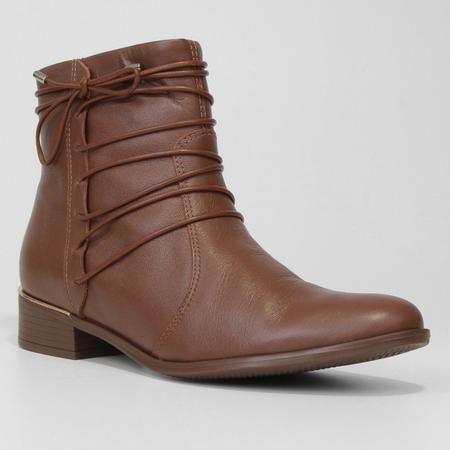 Bota amarração hotsell cano curto