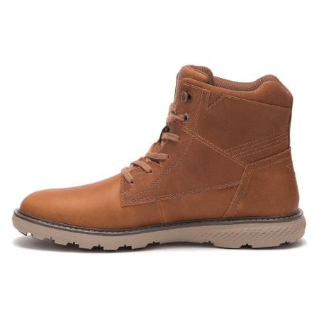 Bota Couro Caterpillar Renovate WP Masculina - Caramelo