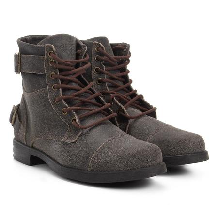 Bota Couro Coturno Walkabout Courage Masculina Coturno Masculino