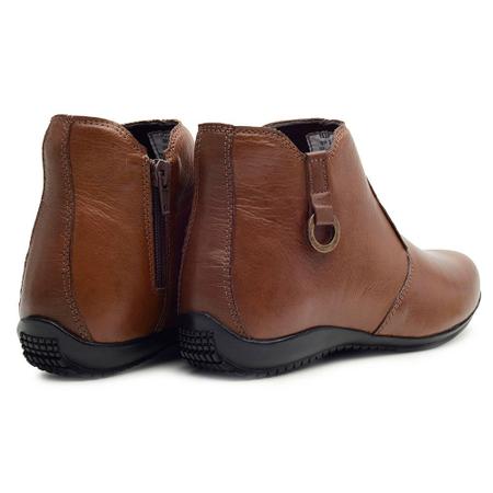 Bota rasteira cano curto marrom 2025