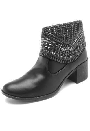 Bota cano curto preta hot sale dakota