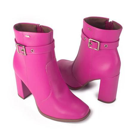 Bota cano sales curto rosa