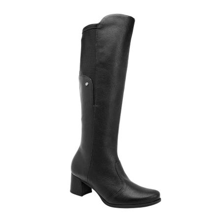 Bota Danubia Cano Longo Salto M dio Preto PICCADILLY Bota
