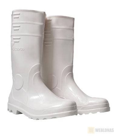 Bota de borracha cano longo best sale branca