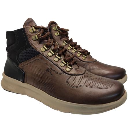 Bota de Couro Marrom - Javali Couros Imagem de Bota de Couro Marrom