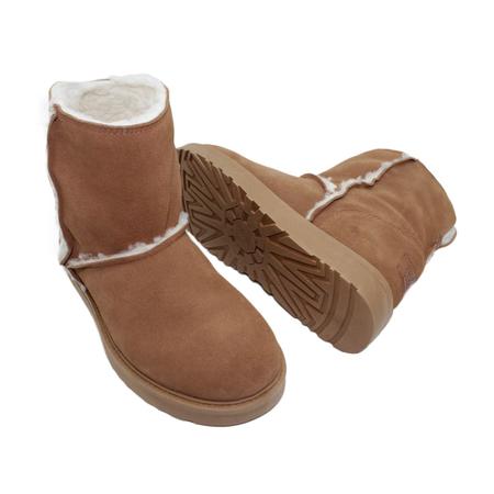 Imagem de Bota de Pelinho Confortavel Barth Shoes Bariloche Camurça