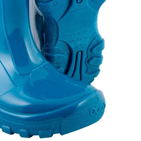 Imagem de Bota de PVC Cano Médio Infantil Azul c/Forro N30/31 Vonder 