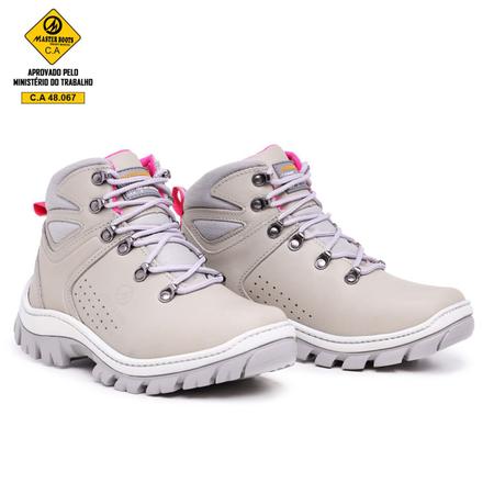 Coturno Bota Caterpillar California Couro Palmilha Gel Promoção