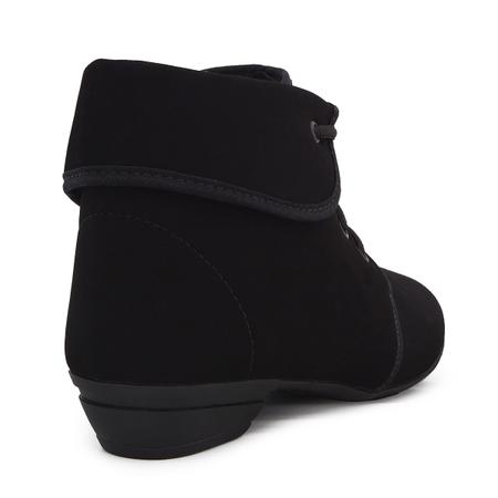 Imagem de bota feminina botinha cano curto bota cano curto preta