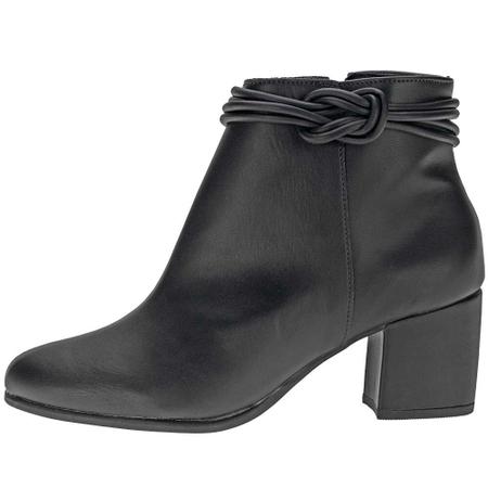 Bota feminina cano baixo villa rosa - 25073 Imagem de Bota feminina cano baixo villa rosa - 25073
