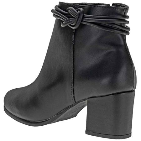 Bota feminina cano baixo villa rosa - 25073 Imagem de Bota feminina cano baixo villa rosa - 25073