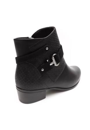 Imagem de Bota Feminina Comfortflex Ankle Boot S/ Baixo 23-86303 Preto