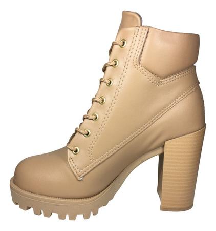 Bota feminina coturno tratorado moleca 2025