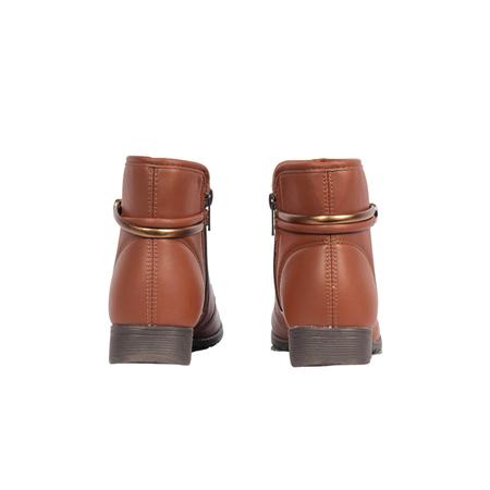 Bota Feminina Dakota Cano Curto Salto Baixo Leve com Zíper Imagem de Bota Feminina Dakota Cano Curto Salto Baixo Leve com Zíper