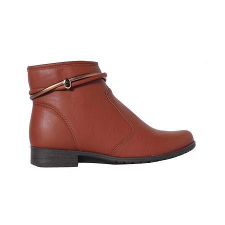 Bota Feminina Dakota Cano Curto Salto Baixo Leve com Zíper Imagem de Bota Feminina Dakota Cano Curto Salto Baixo Leve com Zíper