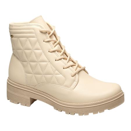 Bota feminina cano hotsell curto de amarrar