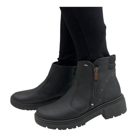 Imagem de Bota Feminina Dakota G9572 Salto Grosso Confortavel Casual Ziper Leve