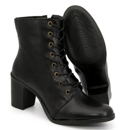 Imagem de Bota Feminina Degriffe Confort Preta JC LCSHOES