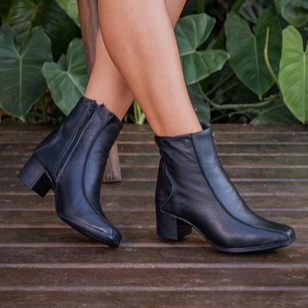 Bota couro life rock cano curto feminina sales