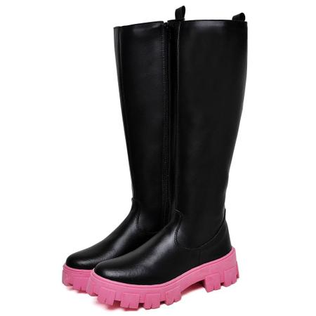 Galocha feminina cheap cano alto