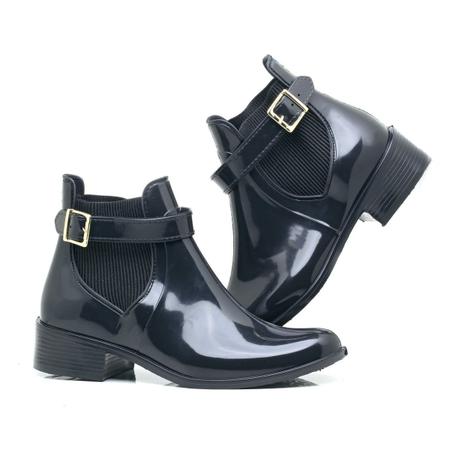 Bota Feminina Galocha Cano Baixo Inverno Look shoes Galocha