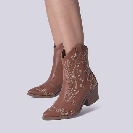 Imagem de Bota Feminina Texana Western Rodeio Coturno Jaqueline Costa