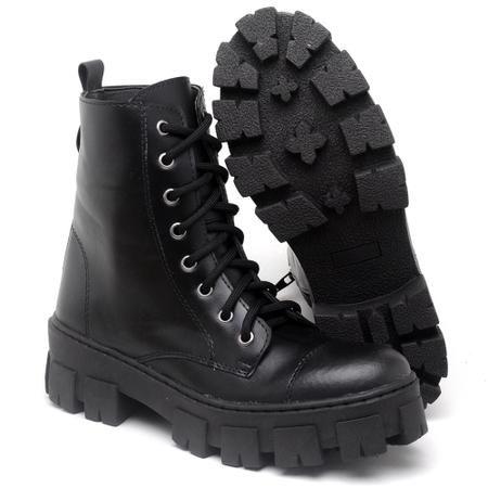 Bota Feminina Tratorada plataforma Blogueirinha Moda Tend ncia