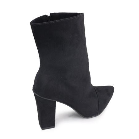 Bota cano cheap alto veludo